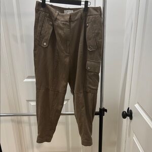 Reiss Brown Cargo Pants with Relaxed Fit